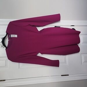 NWT Express Strong Shoulder Side Cutout Mini Dress Pink Size Small​​​​